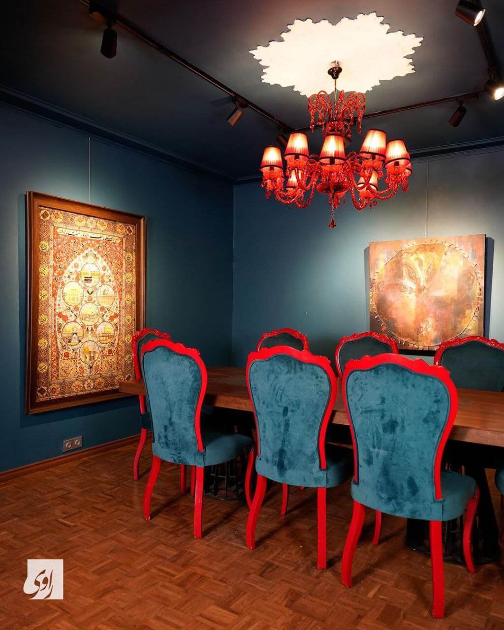 فضای داخلی کافه گالری راوی