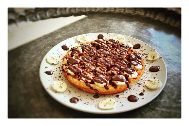 پنکیک شکلاتی کافه گیل کریمخان