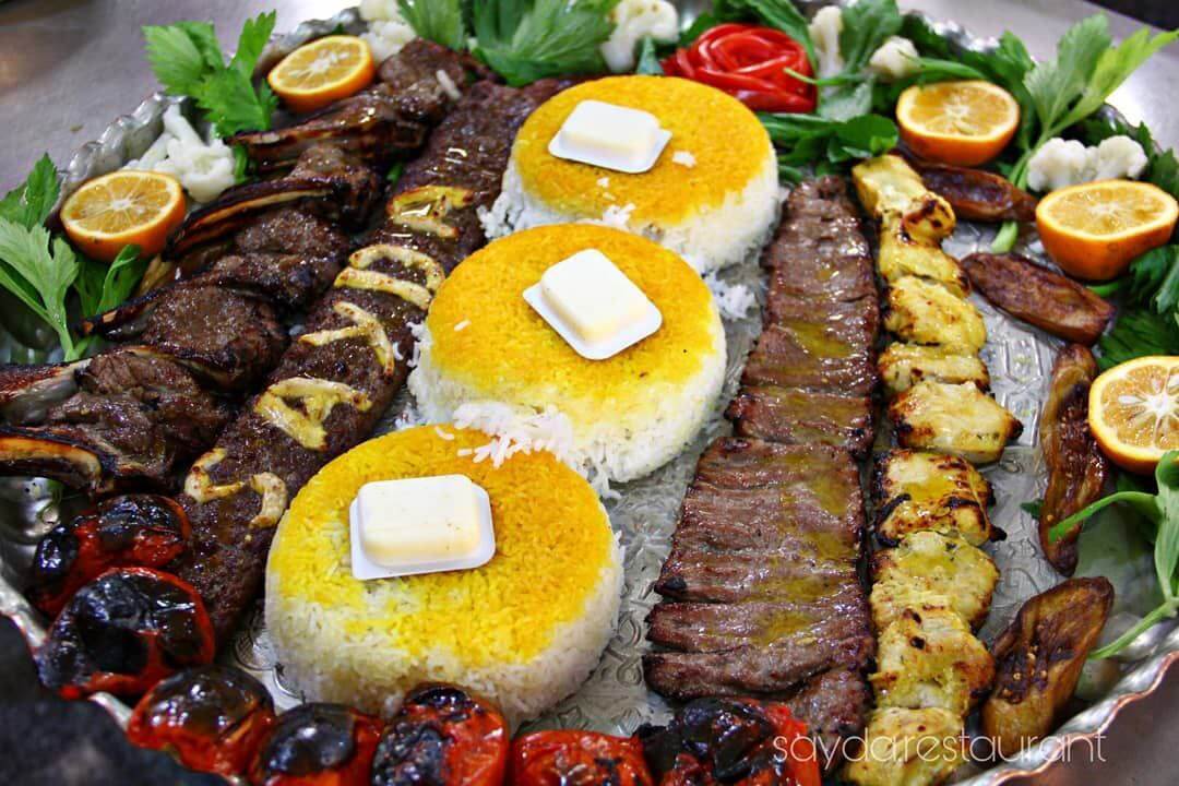 سینی ویژه کباب در رستوران سایدا