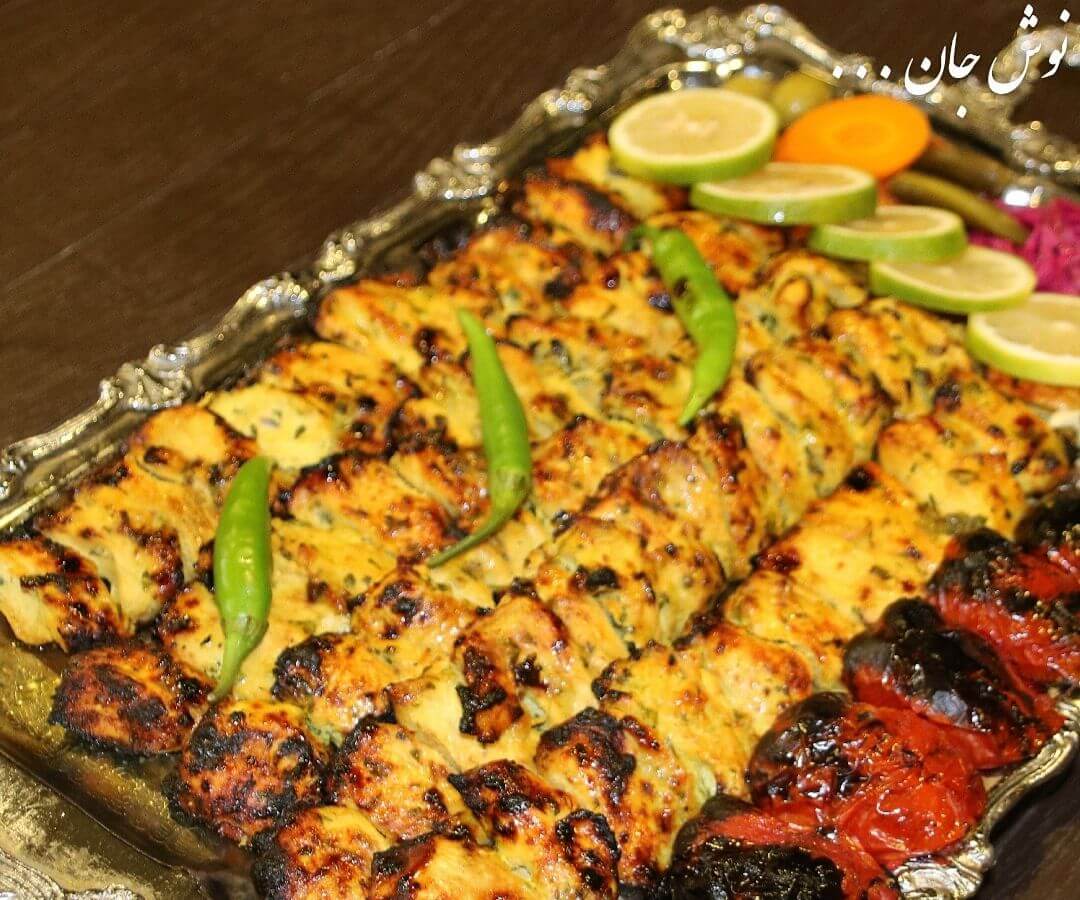 خوراک جوجه کباب رستوران ونوس، رستوران شهران