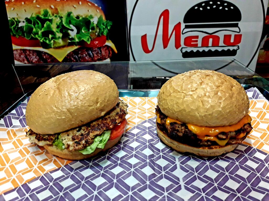 منو برگر در حکیمیه