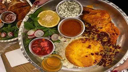 غذای کافه رستوران آهون