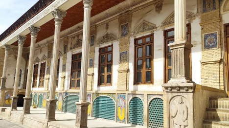 فضای بیرونی عمارت مسعودیه