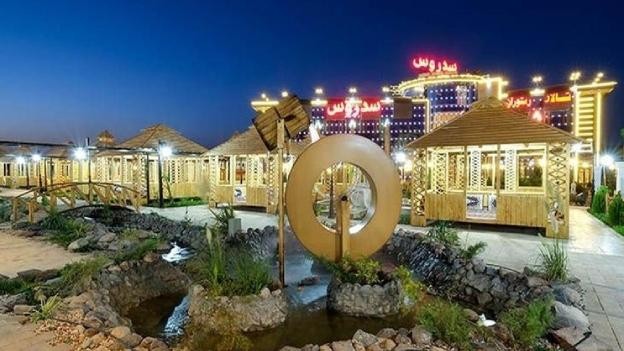 باغ رستوران سدروس شاندیز مشهد